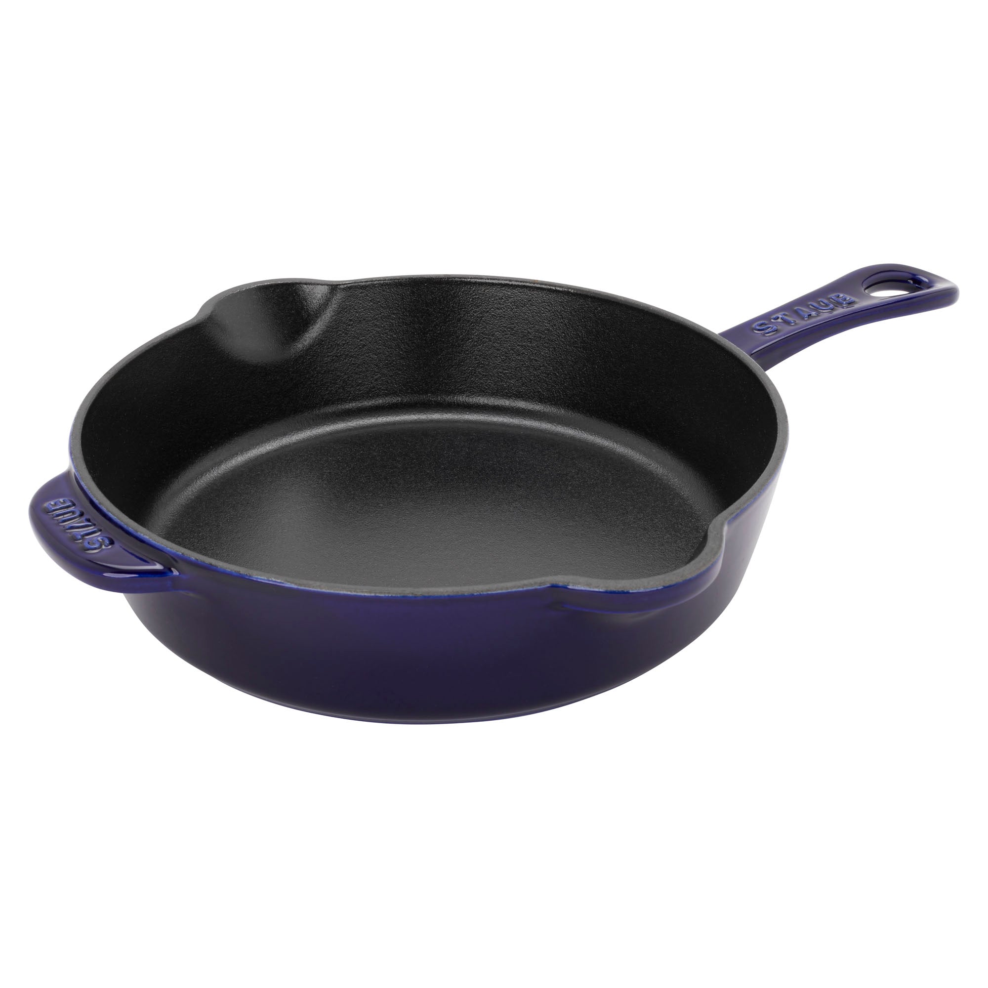 Cast Iron 8.5-inch Traditional Deep Skillet in Dark Blue