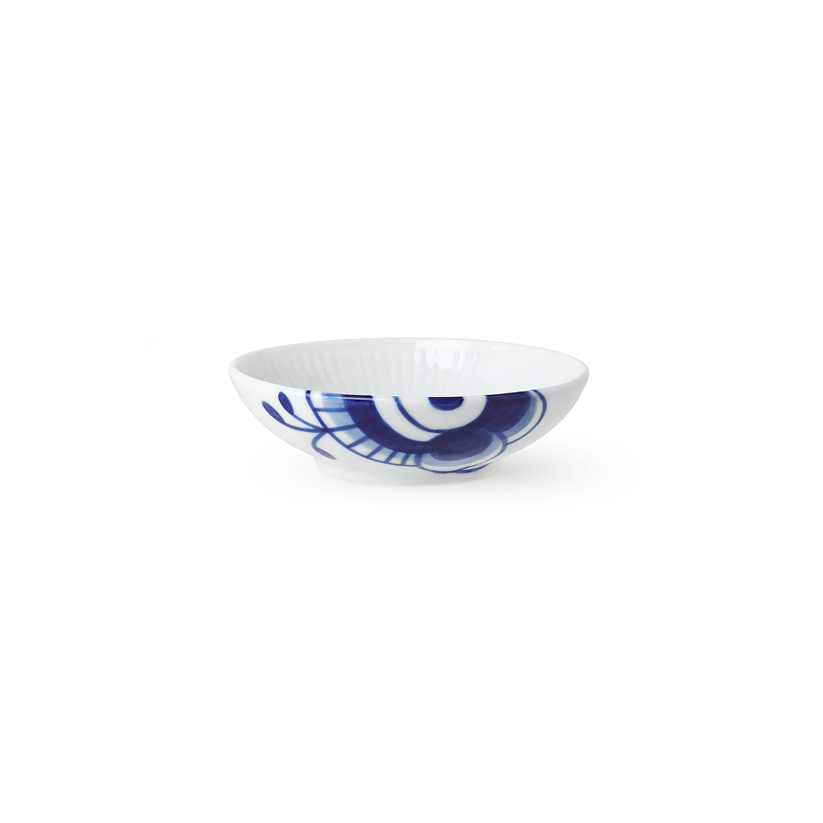 Blue Fluted Mega Bowl 9cl 3oz, 9cm 3.54"