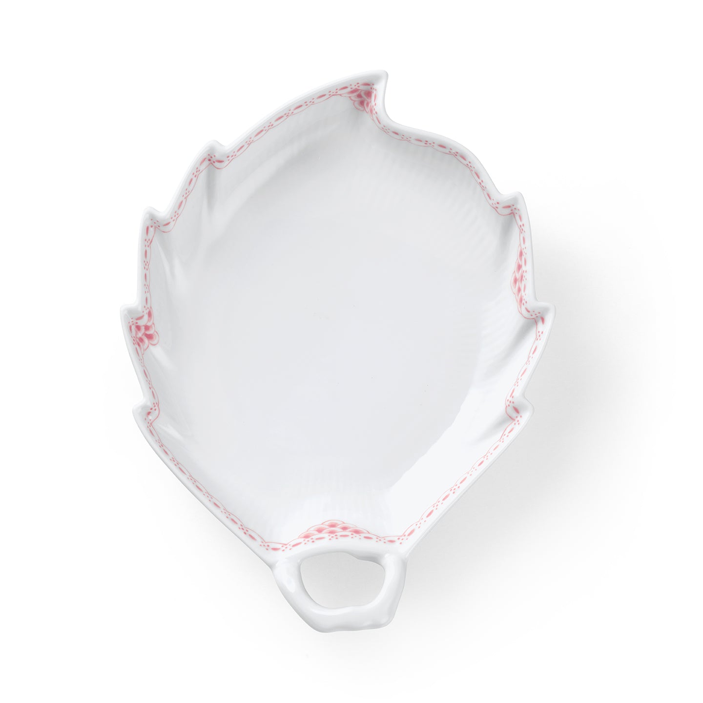 Coral Lace Dish Leaf Shaped, 9"