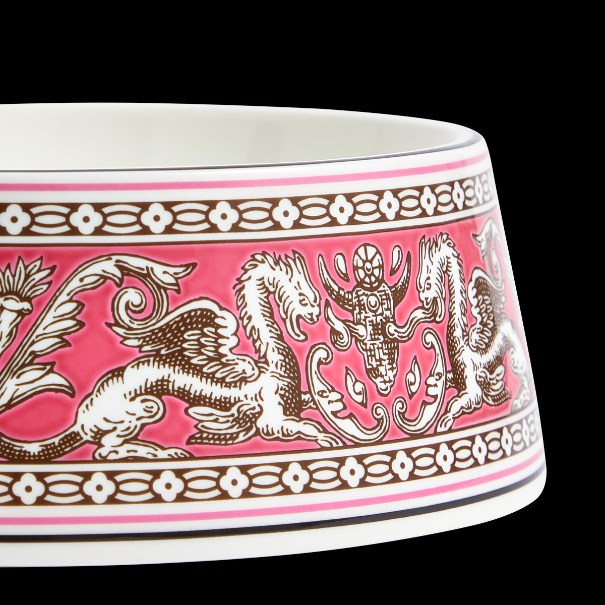 Florentine Fuchsia Pet Bowl 8.2"