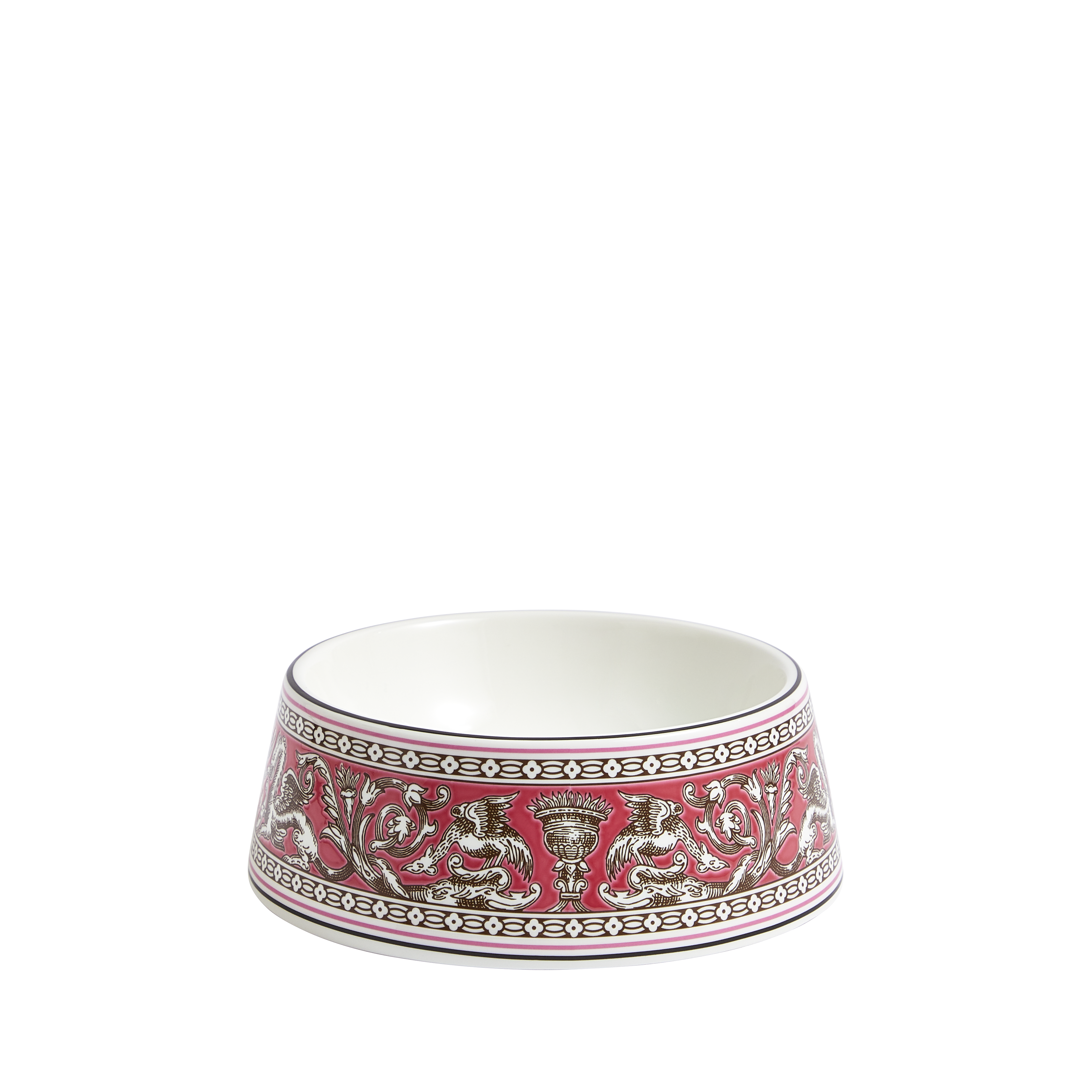 Florentine Fuchsia Pet Bowl 6.6"