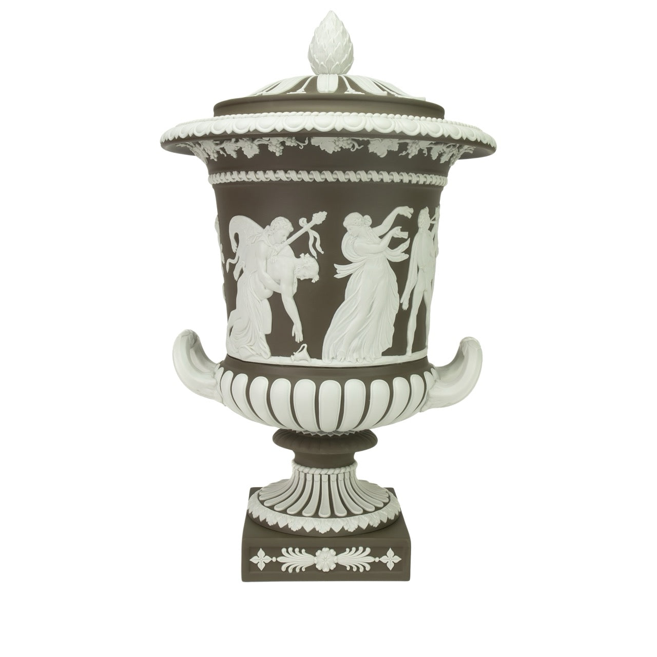 Borghese Small Vase in Marsh Green