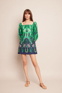 Montauk Dress in Sanibel Island Green