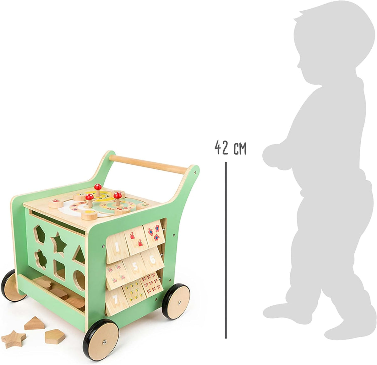 Pastel Natural 5-in-1 Baby Walker