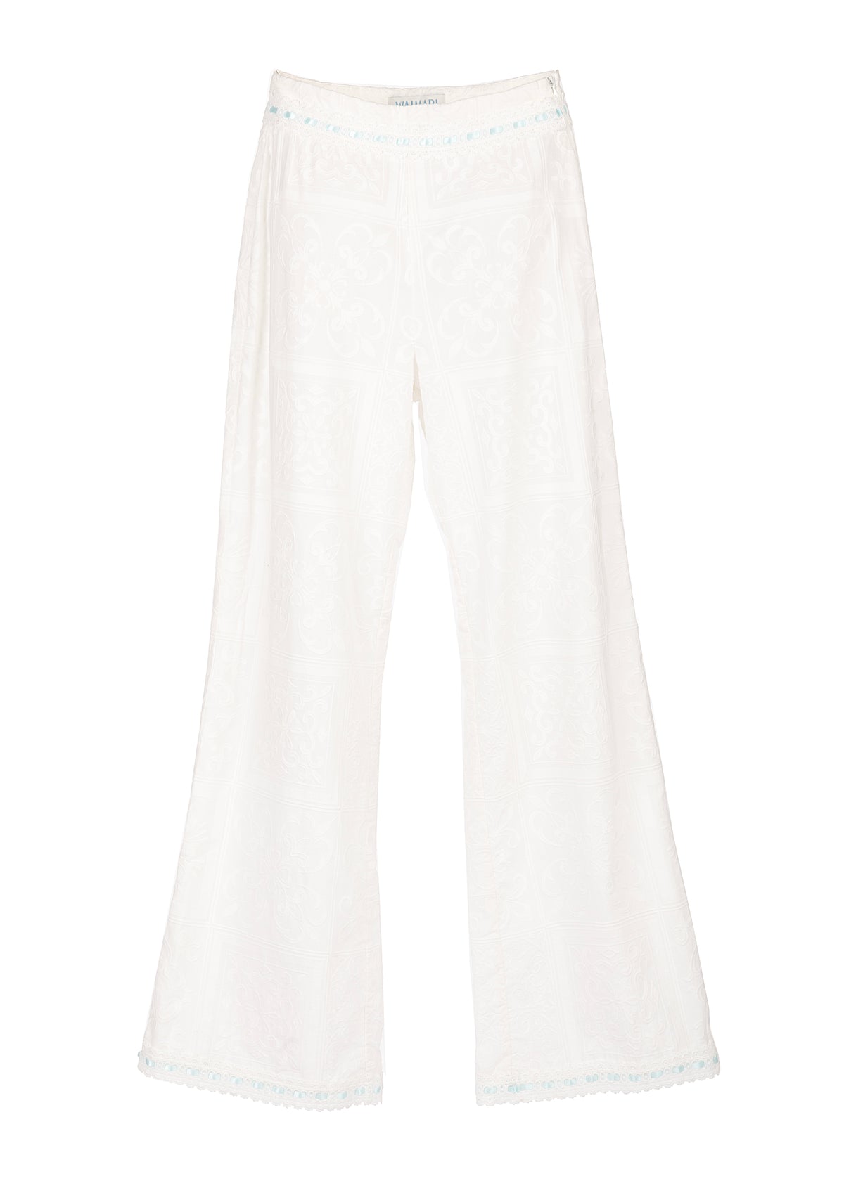 Something Blue Pants in White