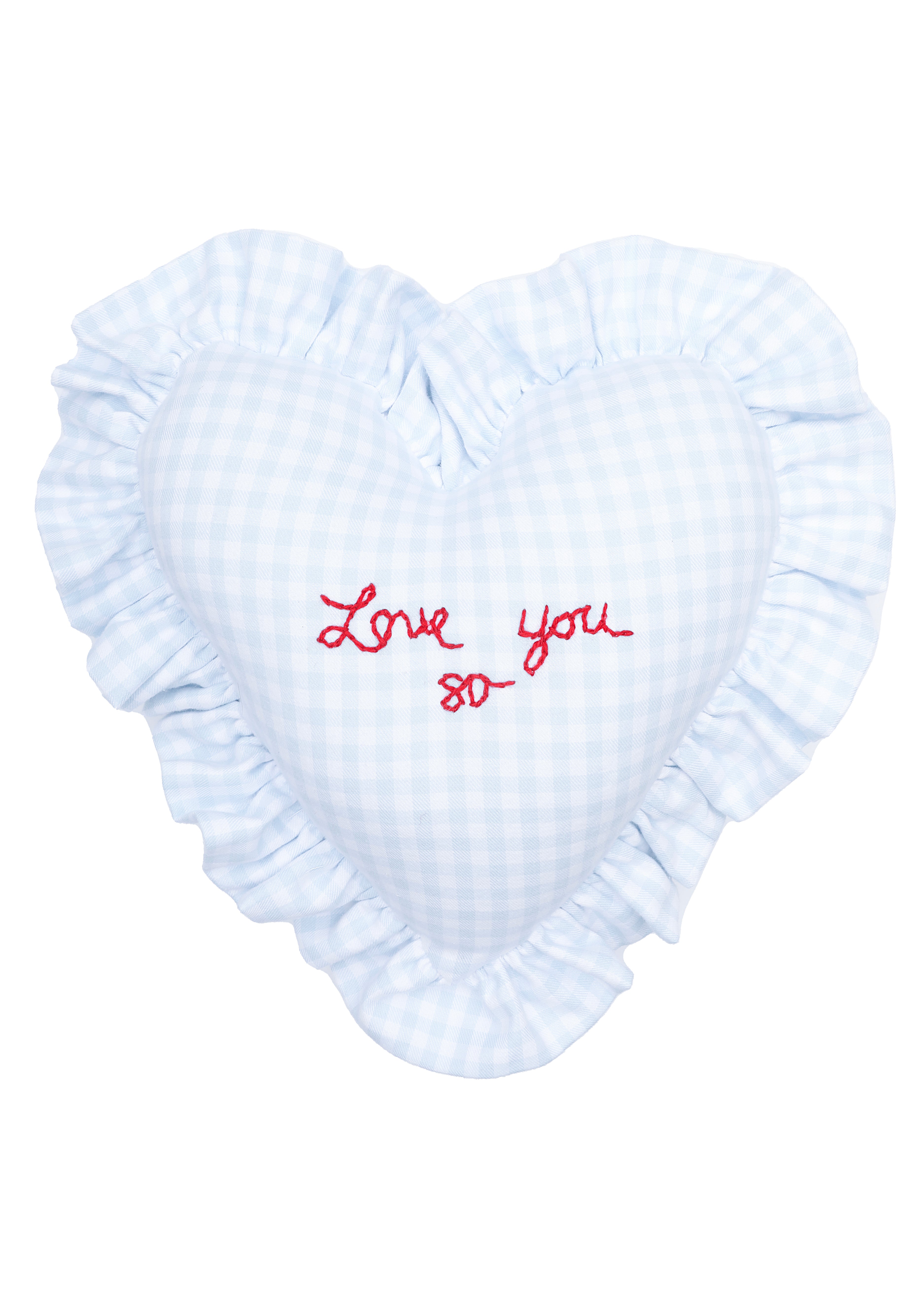 Heart Ruffle Pillow