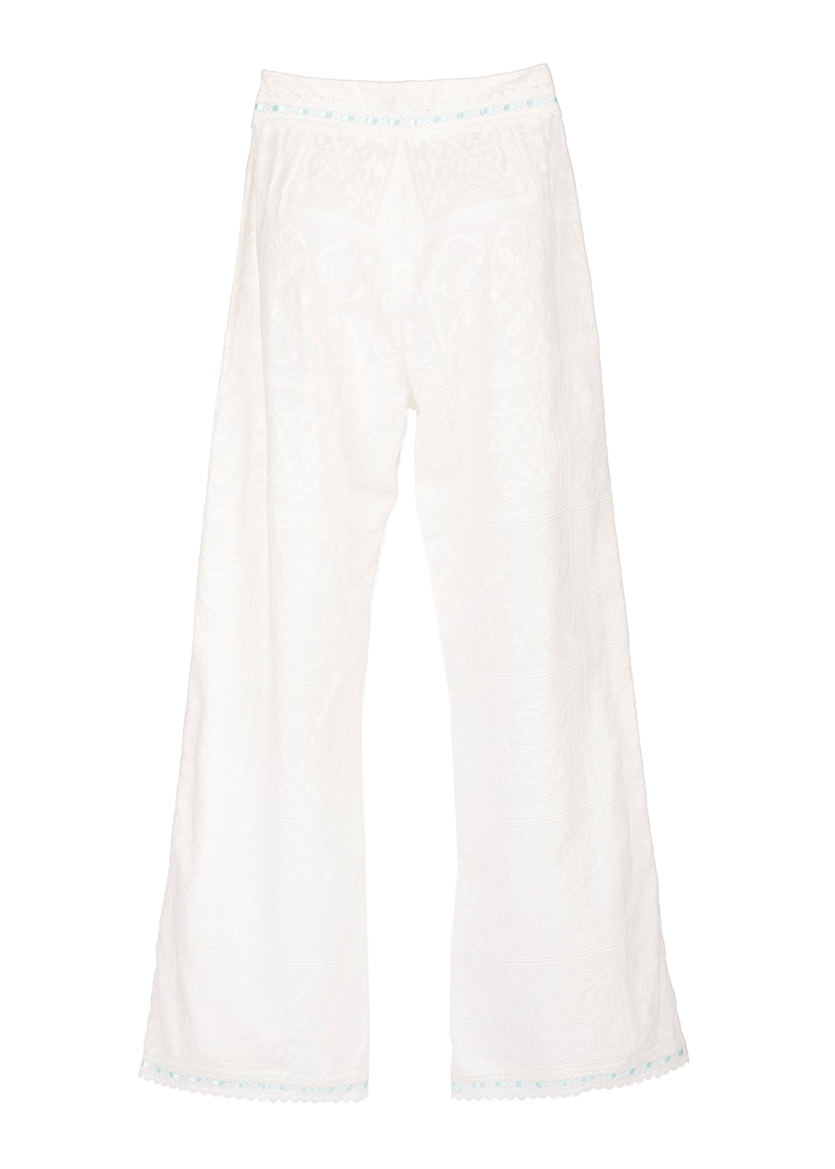 Something Blue Pants in White