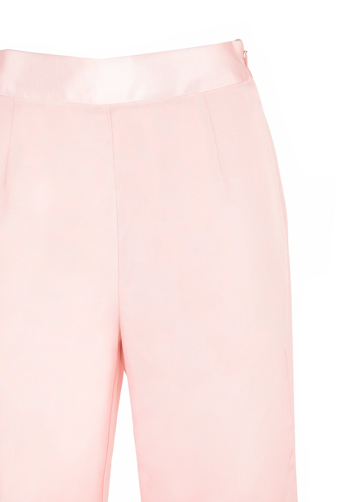 Morganite Faille Cropped Tuxedo Trouser