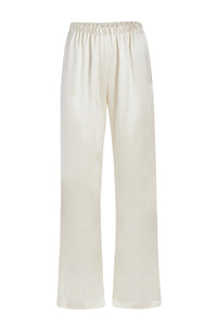 Gigi Ivory Cropped Easy Pant