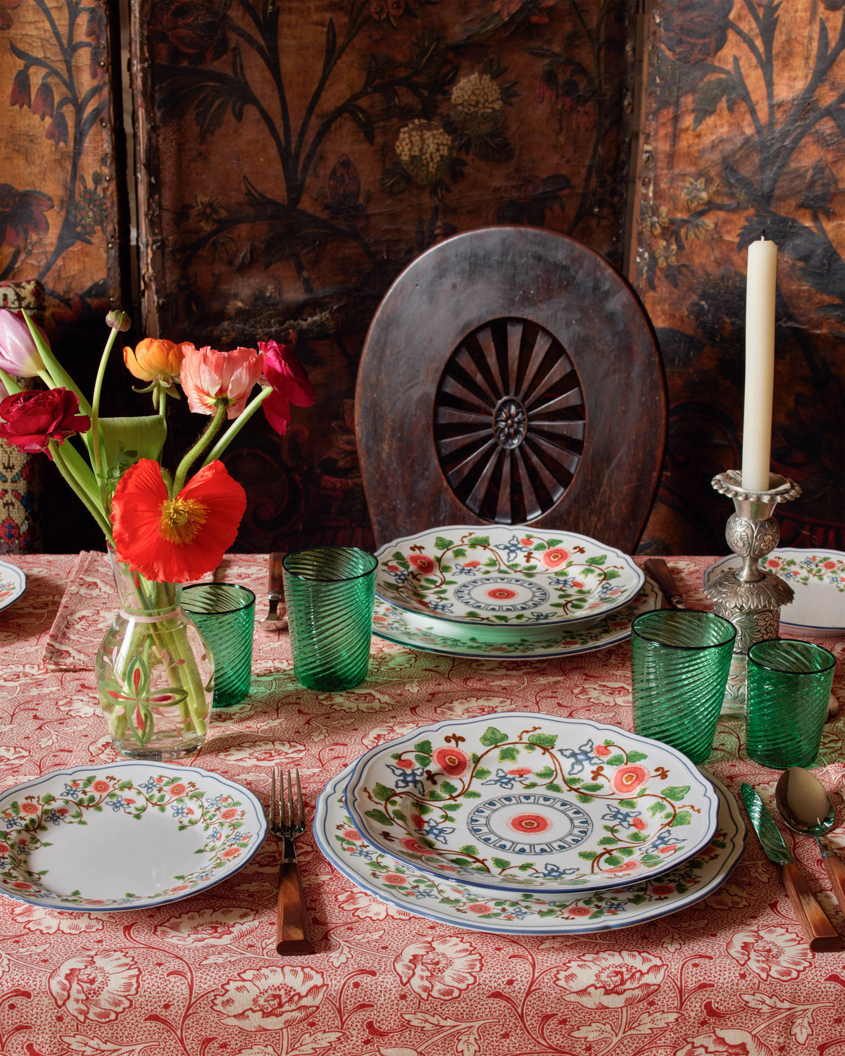 Toscana Red Tablecloth