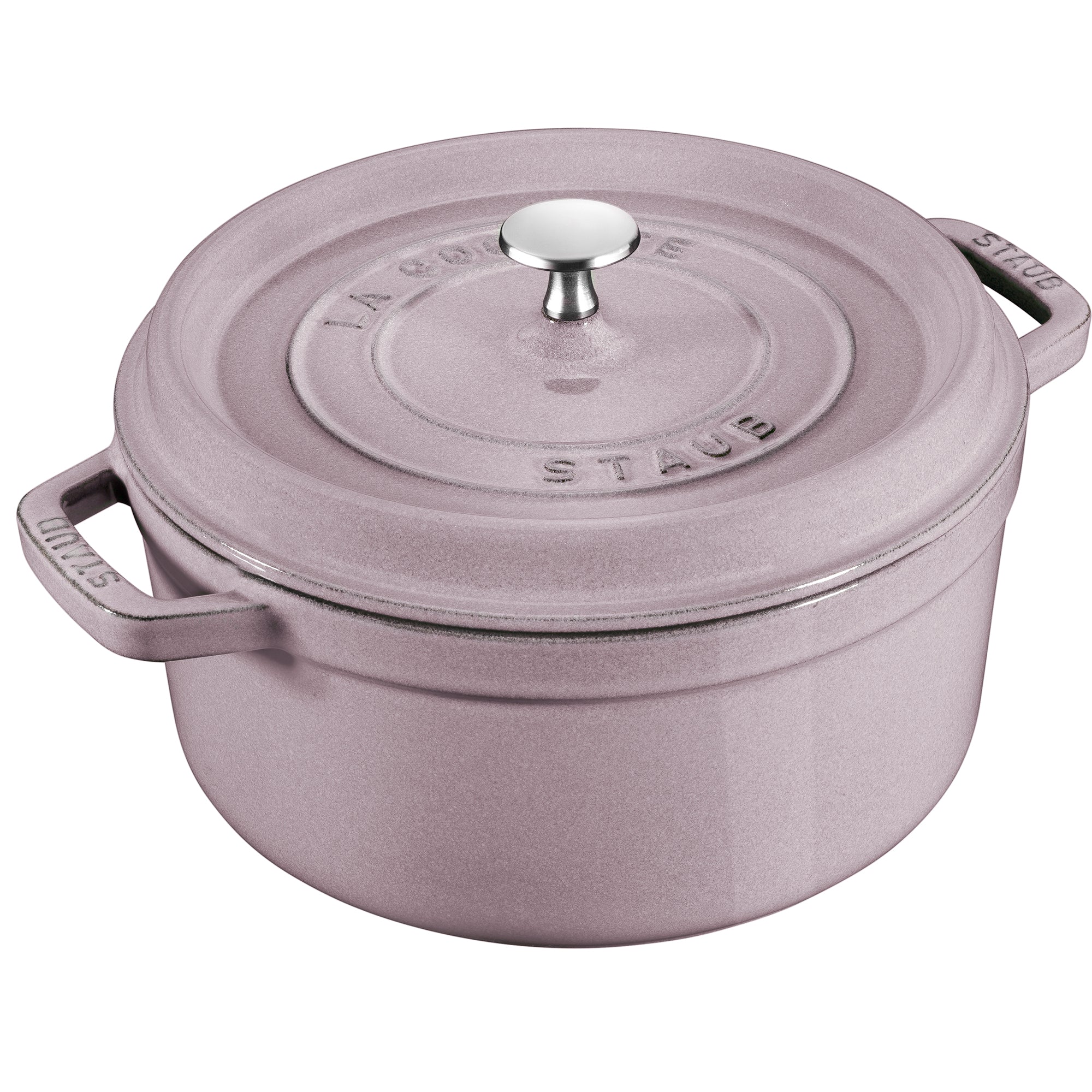 Cast Iron 5.5-qt Round Cocotte in Lilac