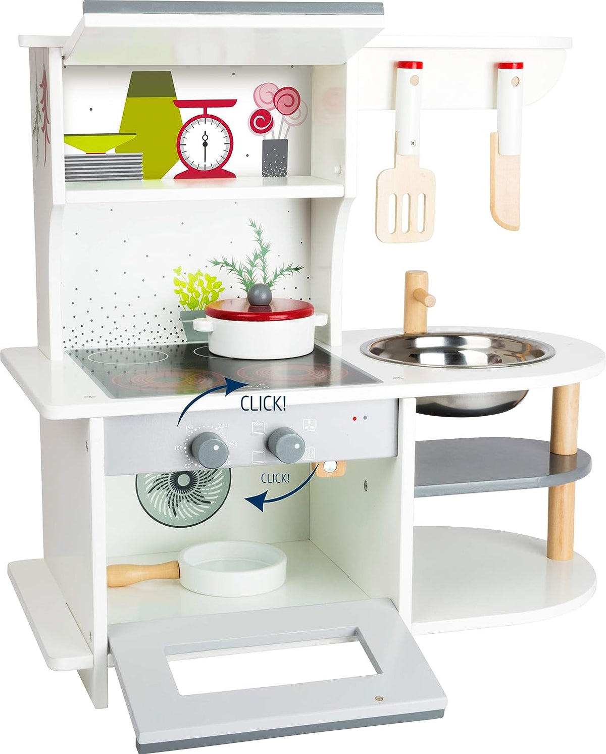 Graceful Children's Play Kitchen Playset