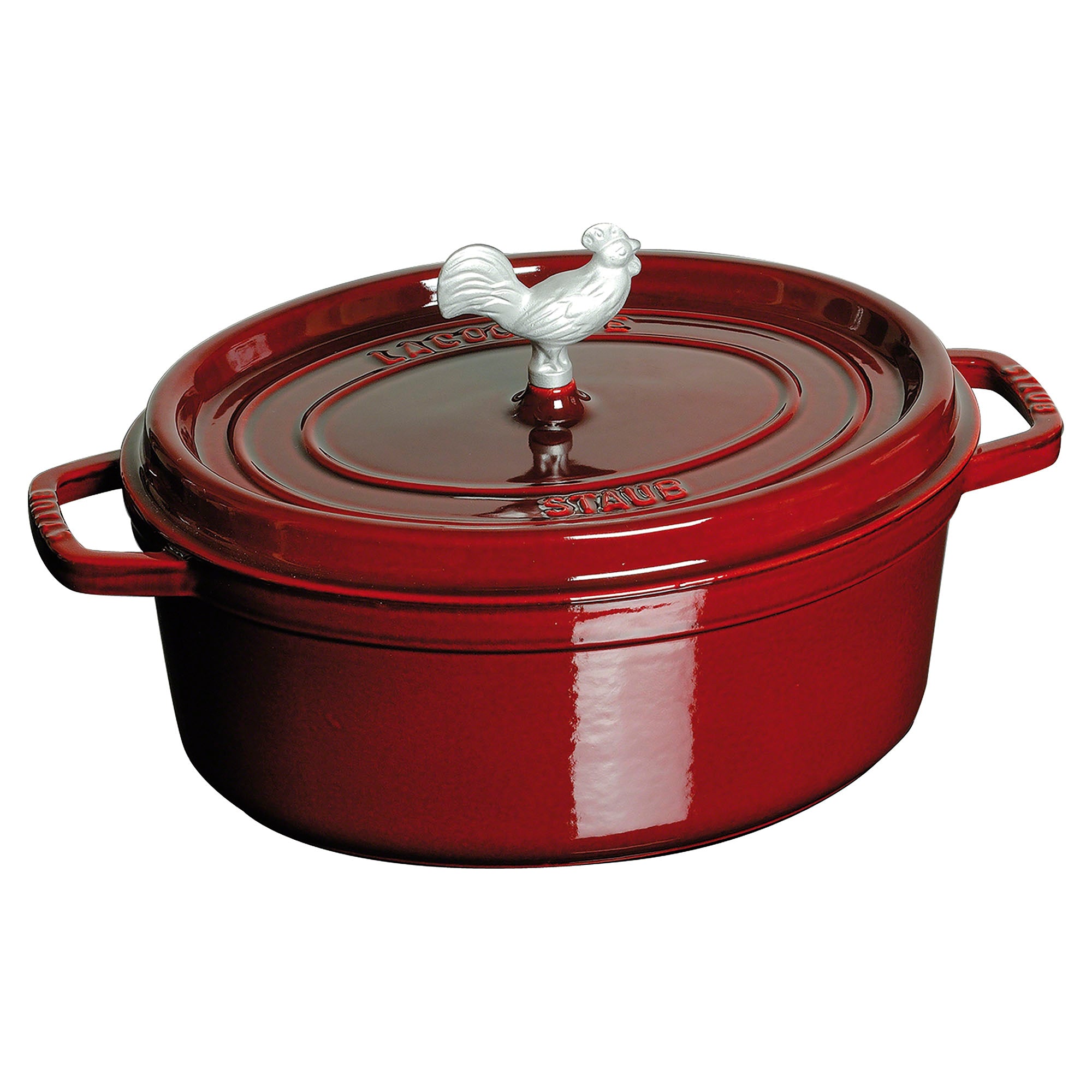 Cast Iron 5.75-qt Coq au Vin Cocotte in Grenadine