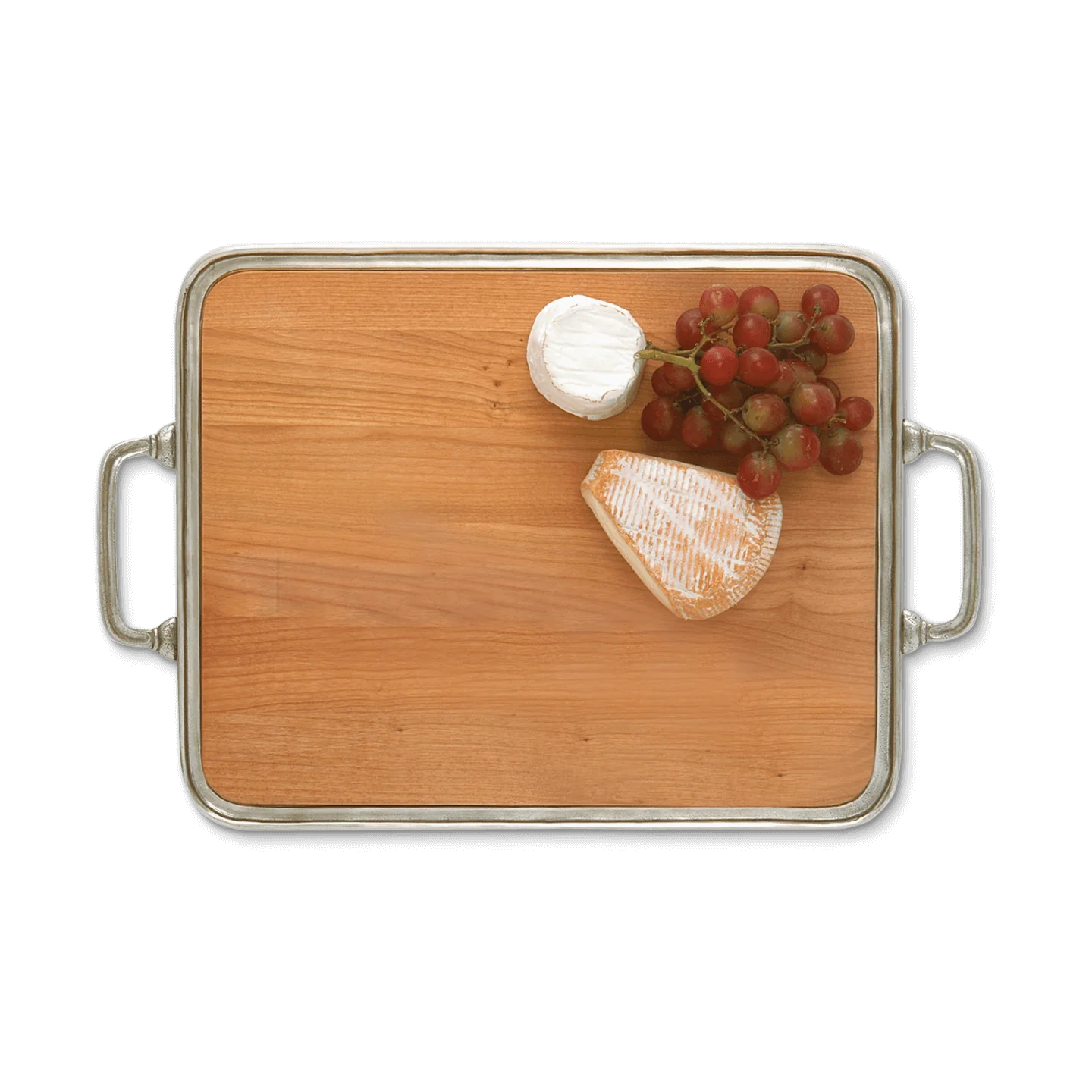 Cheese Tray with Handles, Cherry Wood, Large