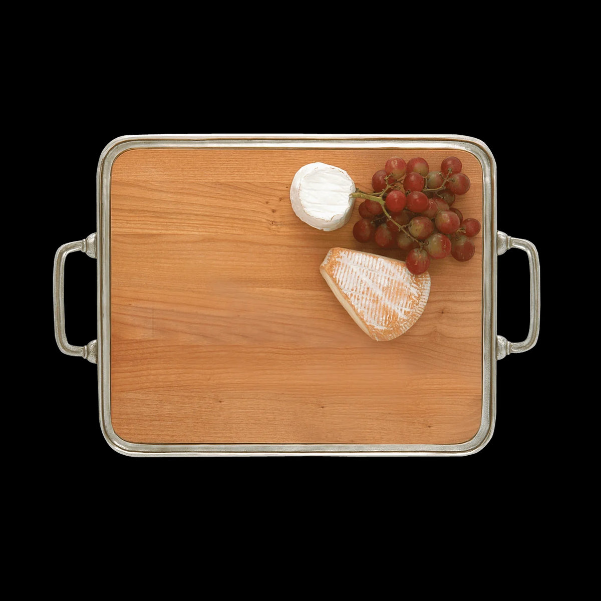 Cheese Tray with Handles, Cherry Wood, Large