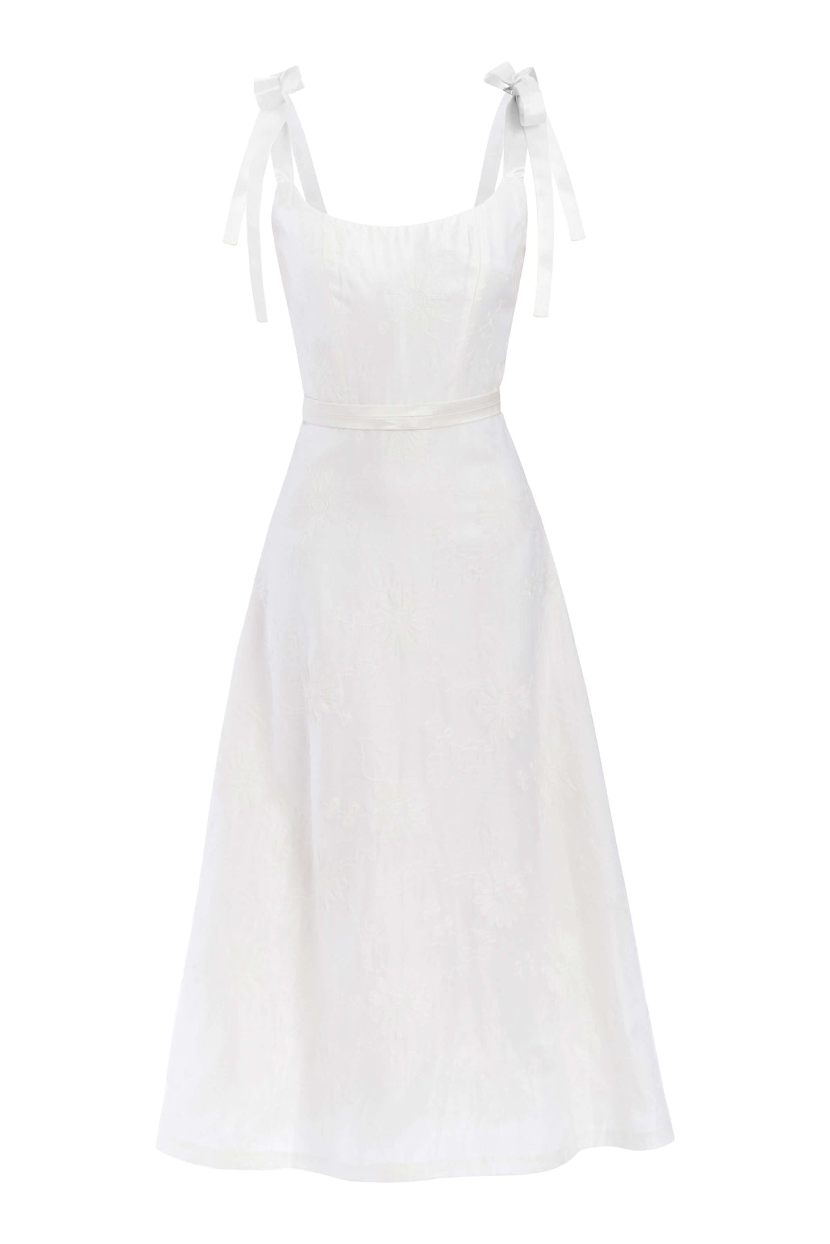 Dion Off-White Corset Dress