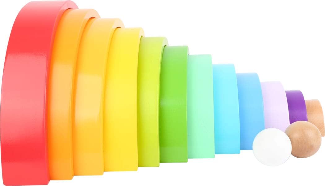 XL Wooden Stacking Rainbow Playset