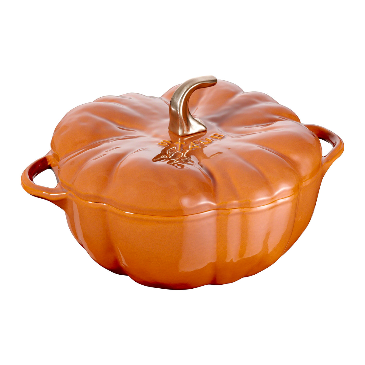 Cast Iron 5-qt Pumpkin Cocotte in Burnt Orange