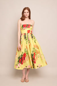 Daria Dress in Le Rose Yellow