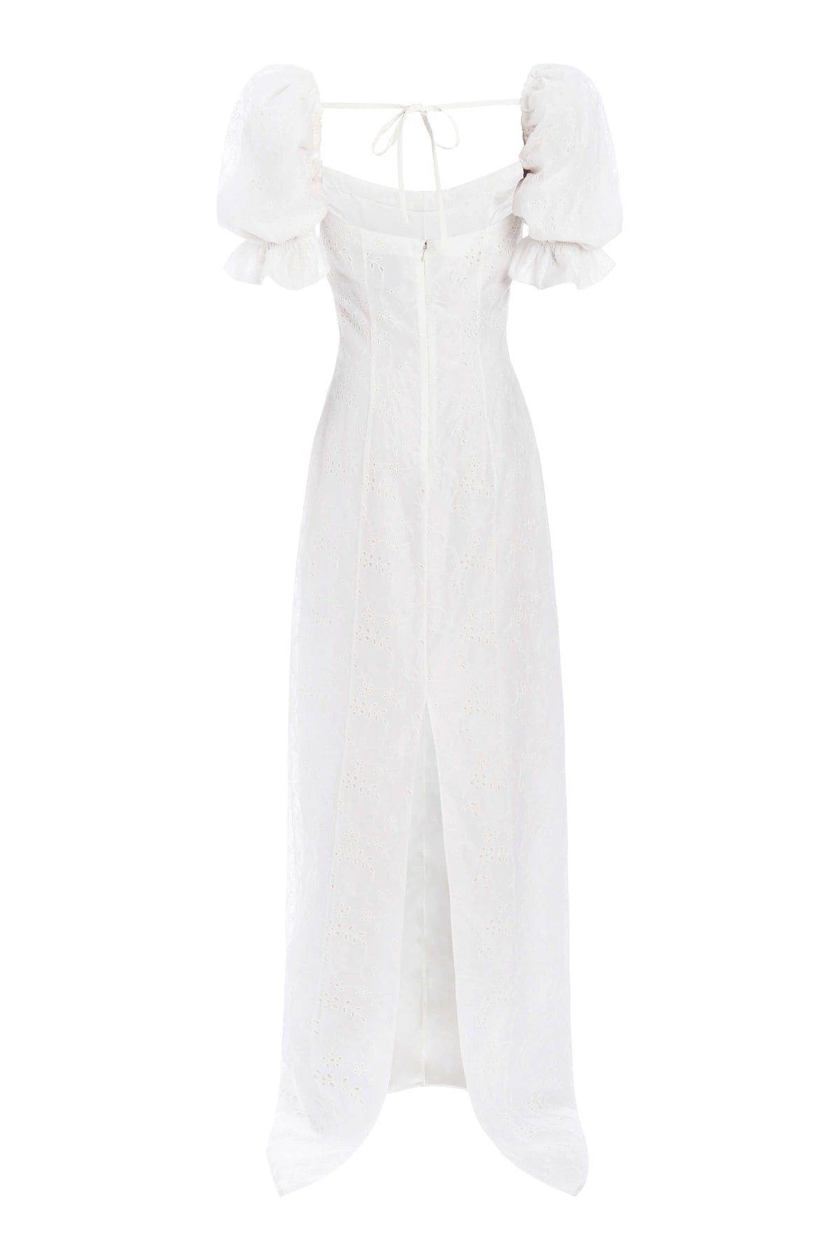 Isidore Puff Sleeve Column Gown