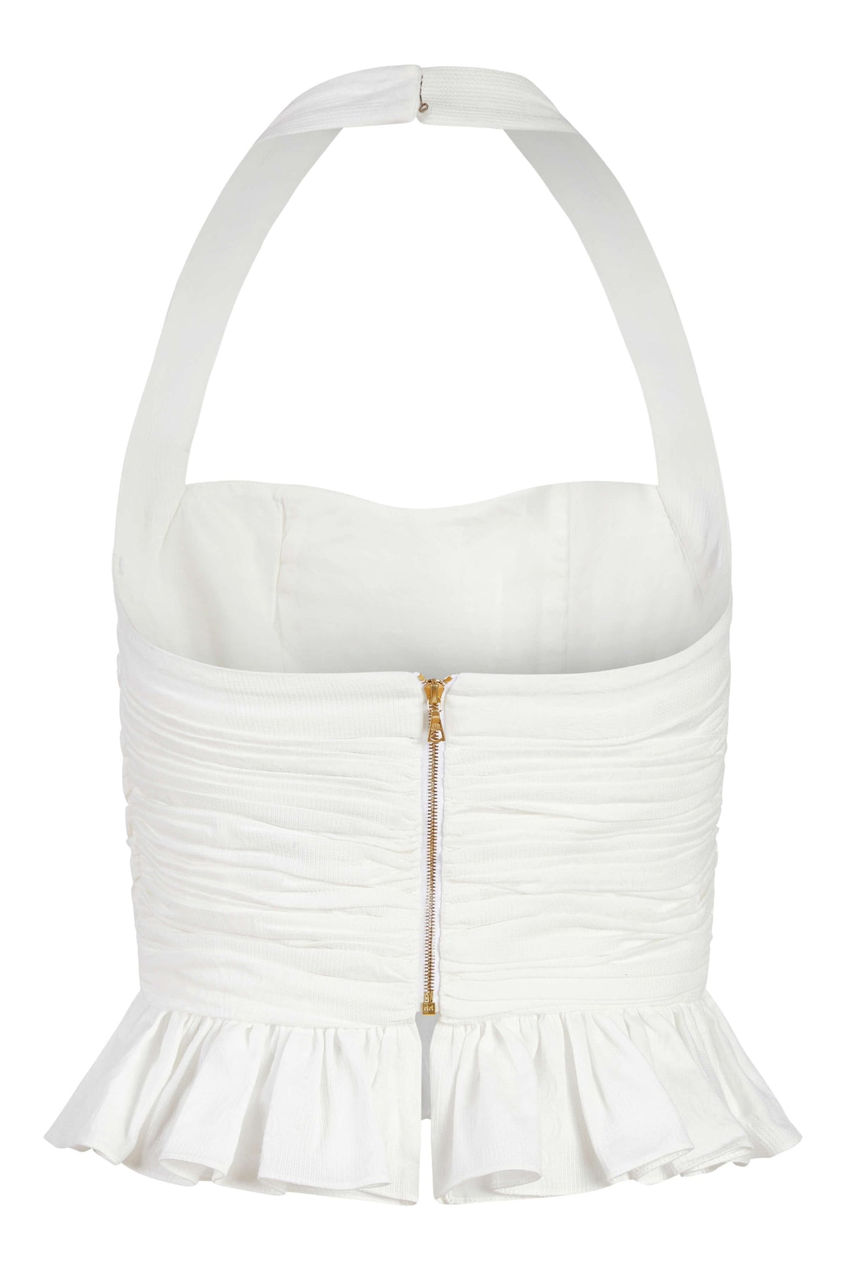 Kit Off White Ruched Top