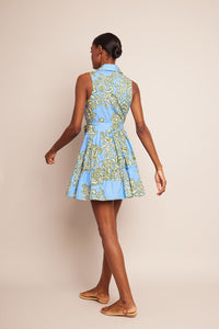 Hannah Dress in Herrington Blue