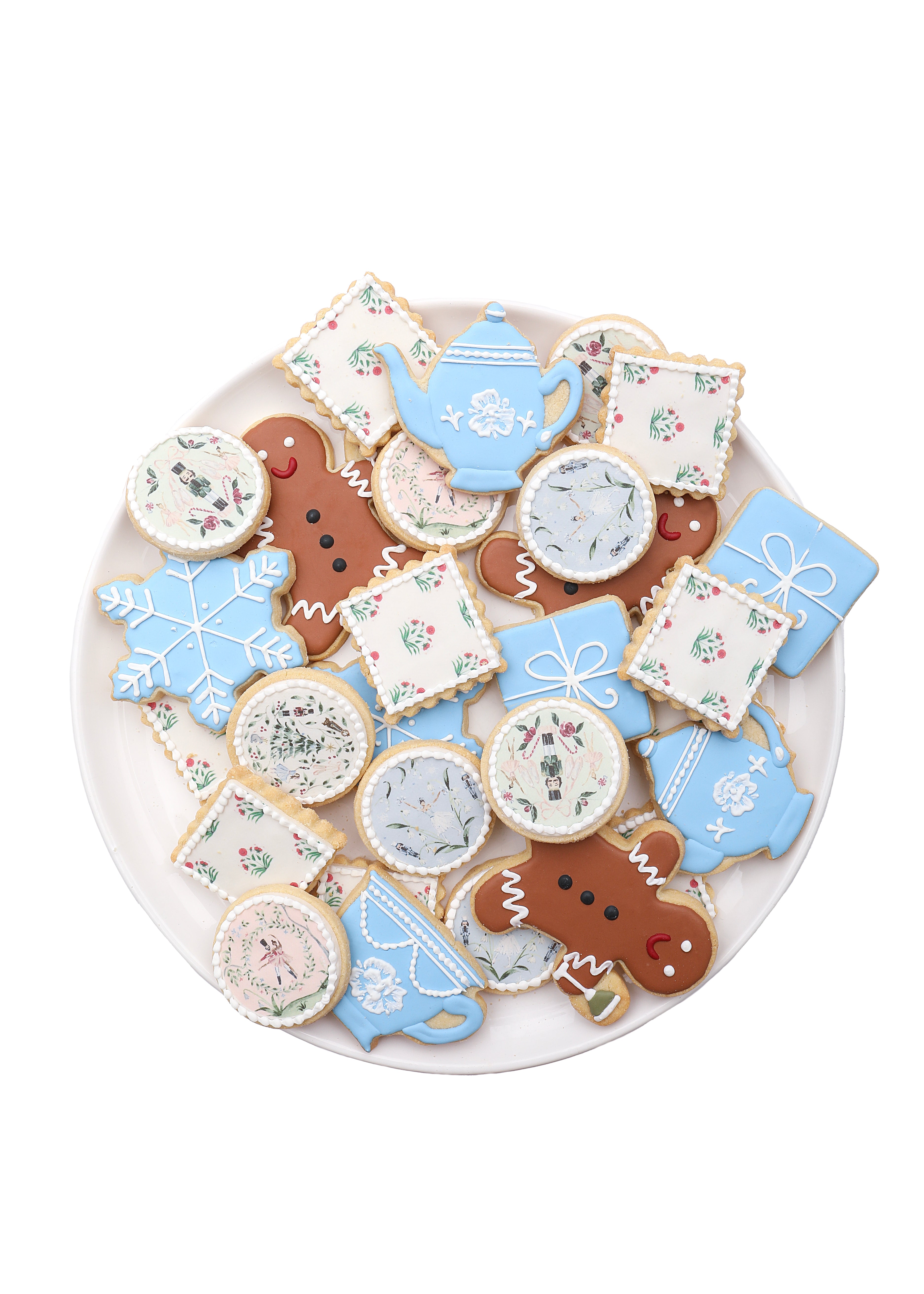 Block Print Sugar Cookies, Set of 12