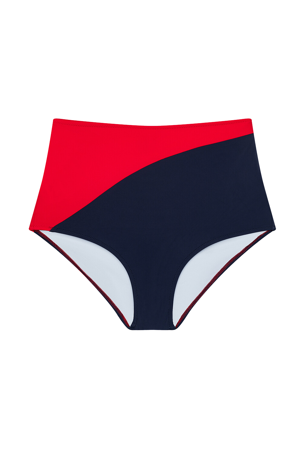 The Josie Bottom in Red & Navy