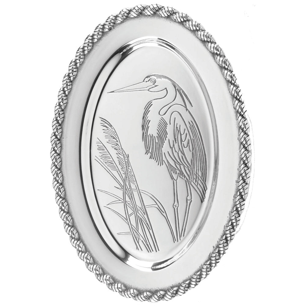 Latitudes Medium Oval Heron Tray