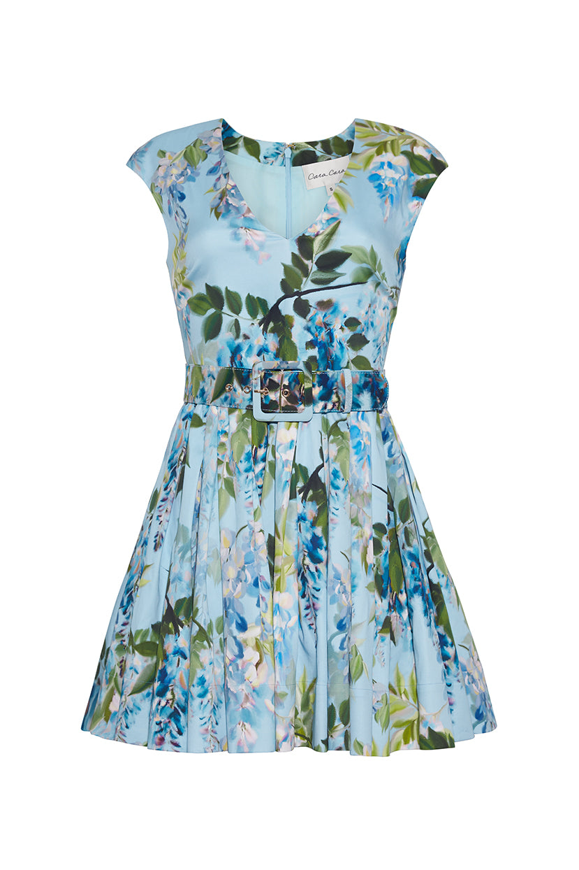 Rosalia Dress in Wisteria Light Blue