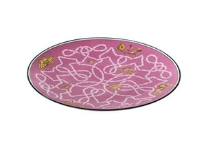 Arcadia Charger Plate in Pink