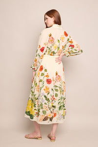 Louisa Dress in Nectar Egret