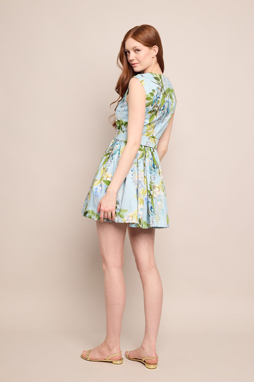 Rosalia Dress in Wisteria Light Blue