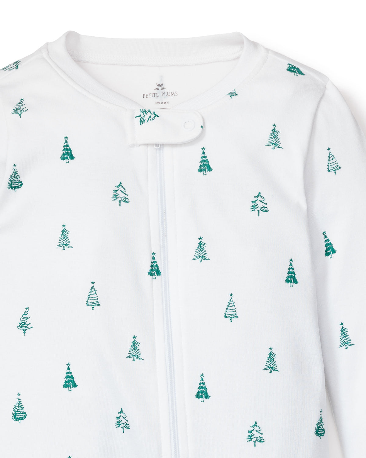 Baby’s Pima Romper in Evergreen Trees