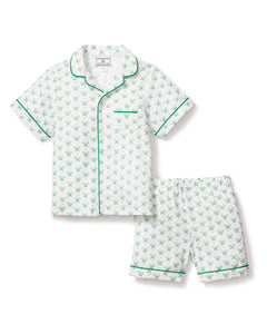 Kid’s Twill Pajama Short Set in Match Point