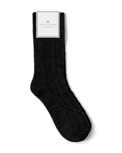 Women’s Cashmere Socks in Black