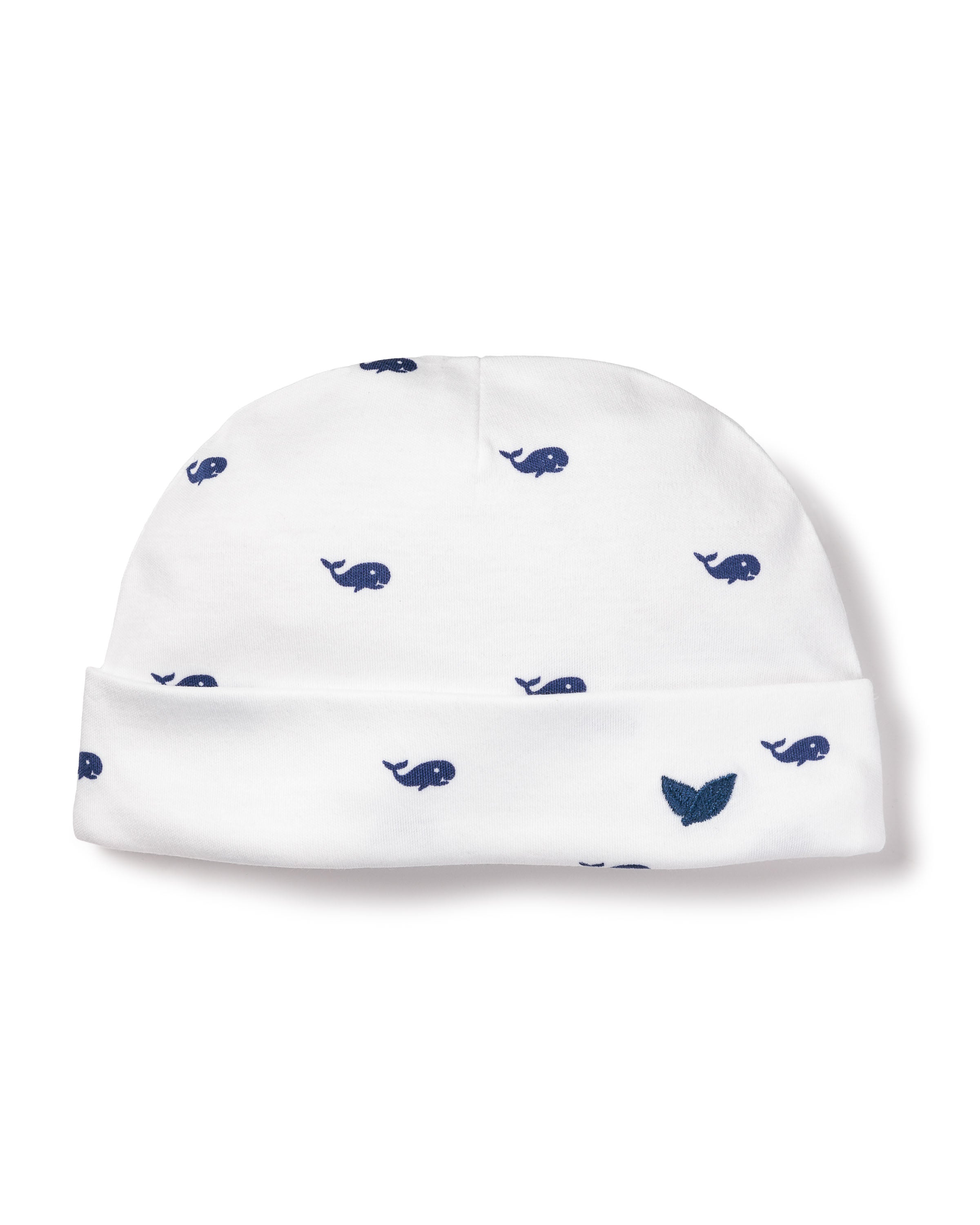 Baby’s Pima Hat in Whales