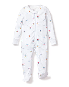 Baby’s Pima Snug Fit Romper in Bateau