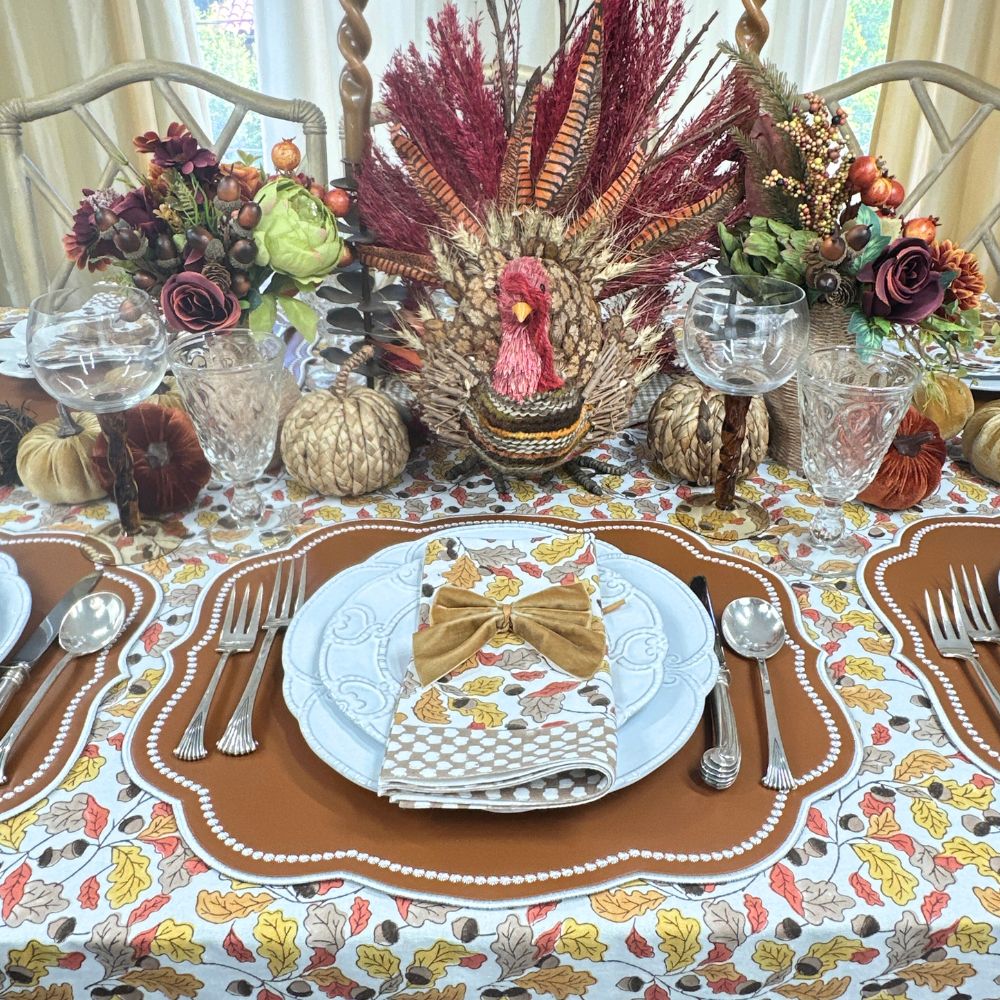 Acorns & Leaves Tablecloth