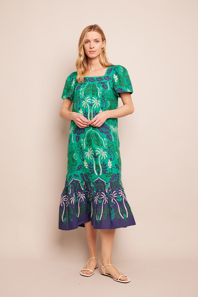 Chani Dress in Sanibel Island Green