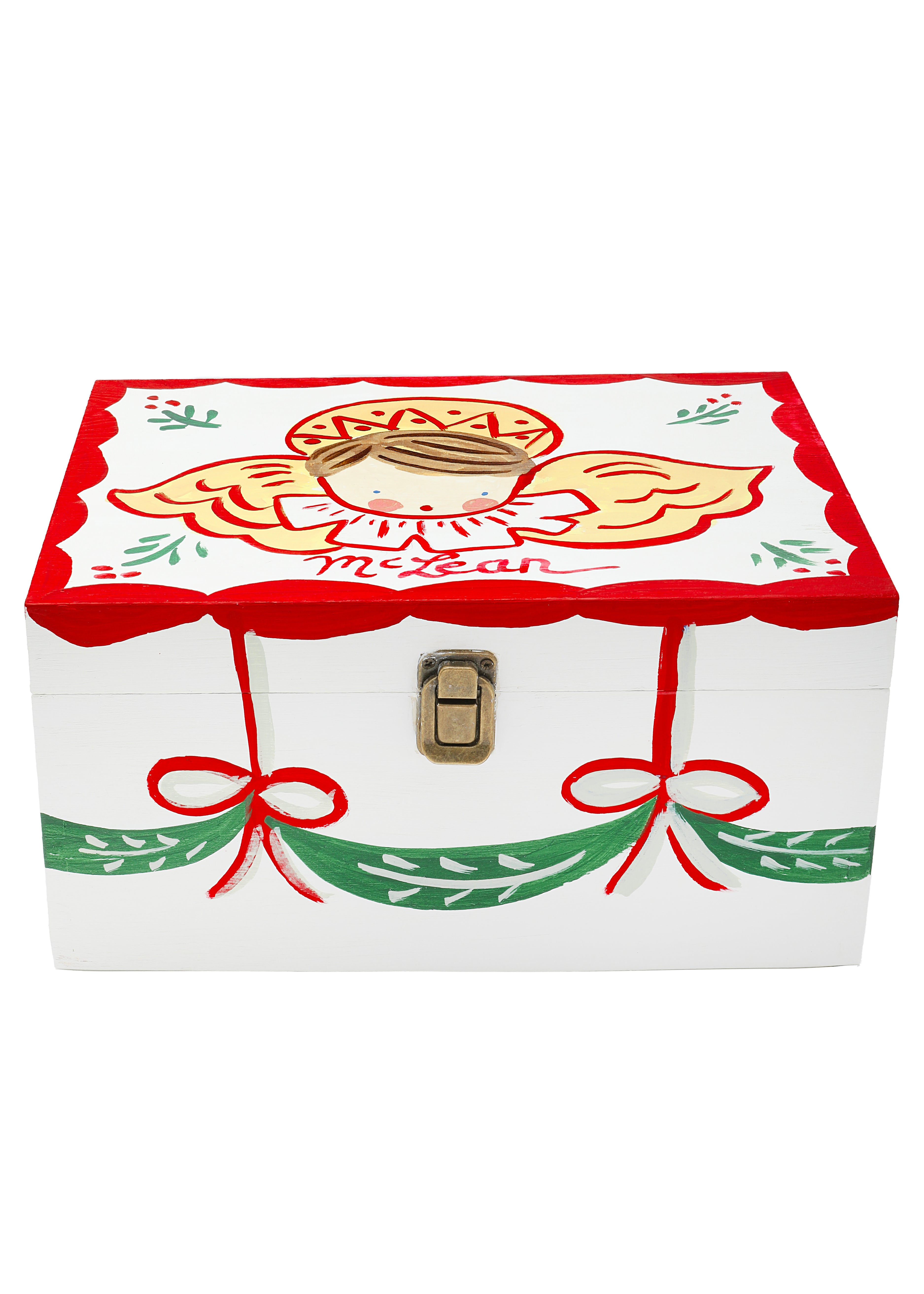 Hand-Painted Christmas Eve Box