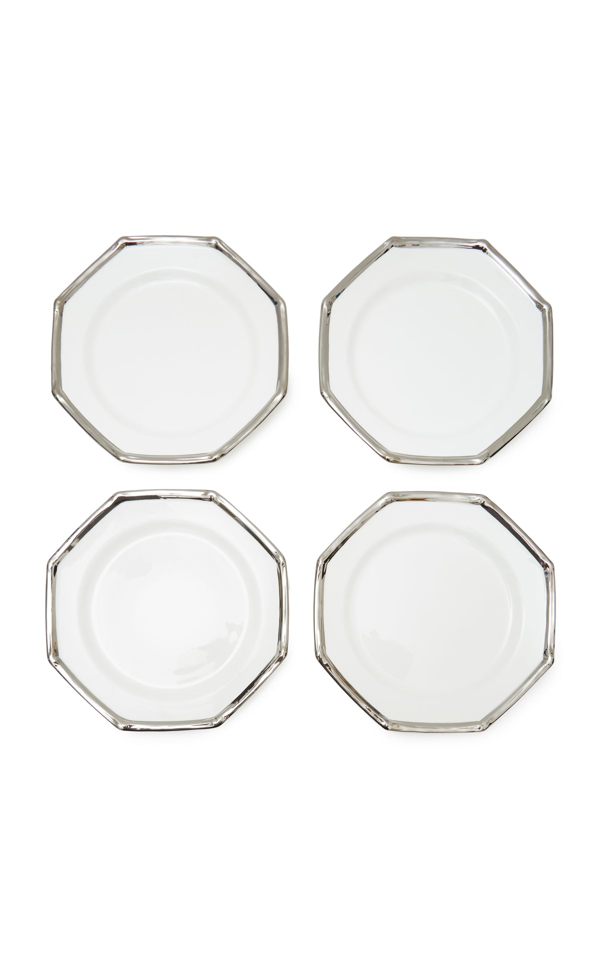 Bamboo Charger Plates in Platinum, Set of 6