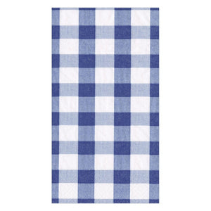 Gingham Paper Guest Towel Napkins, Set of 15