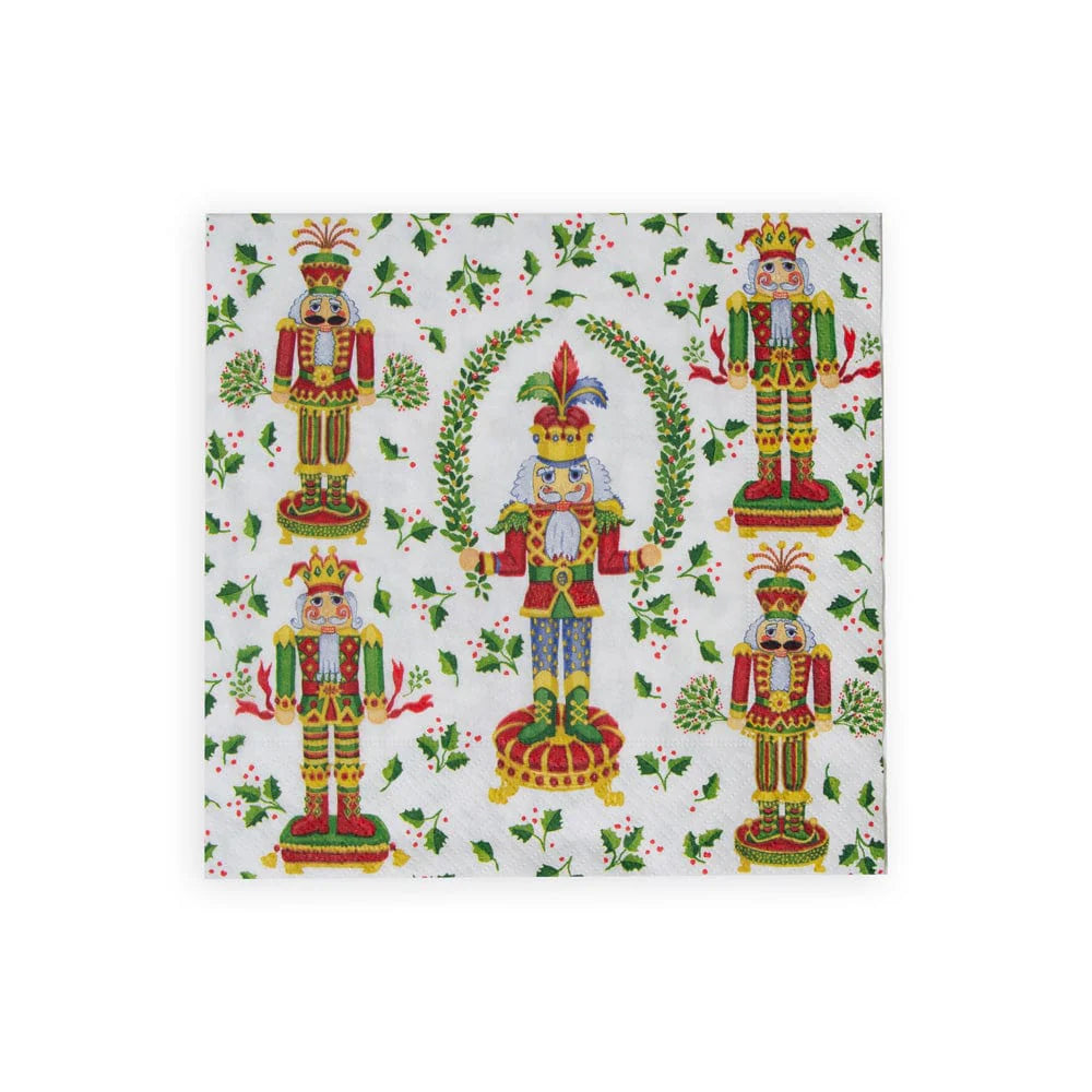 Nutcracker Christmas Napkin Dinner, Set of 20