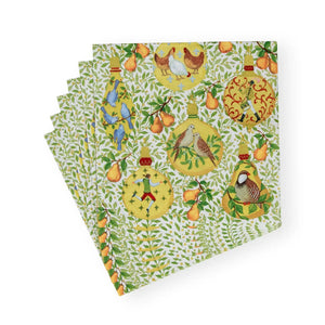 In A Pear Tree Luncheon Napkins, Set of 20