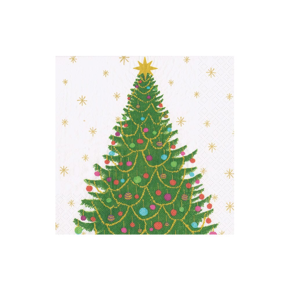 Merry And Bright Boxed Cocktail Napkins, Set of 40