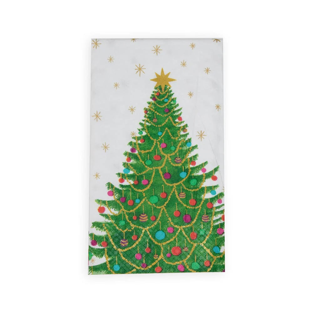 Merry And Bright Guest Towel Napkins, Set of 15