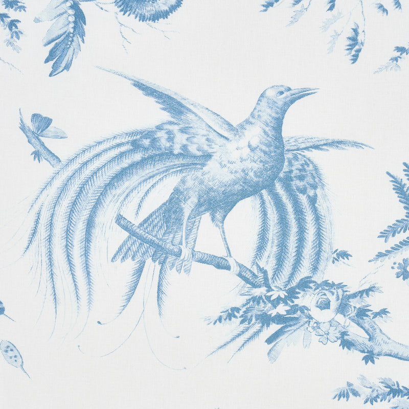 Toile De La Prairie Fabric in Blue