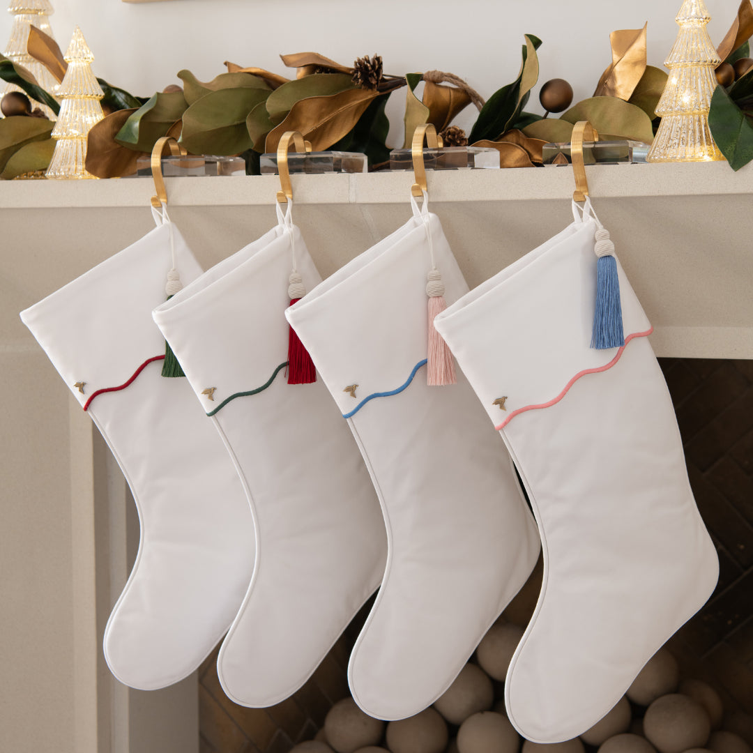 Scallop Christmas Stocking