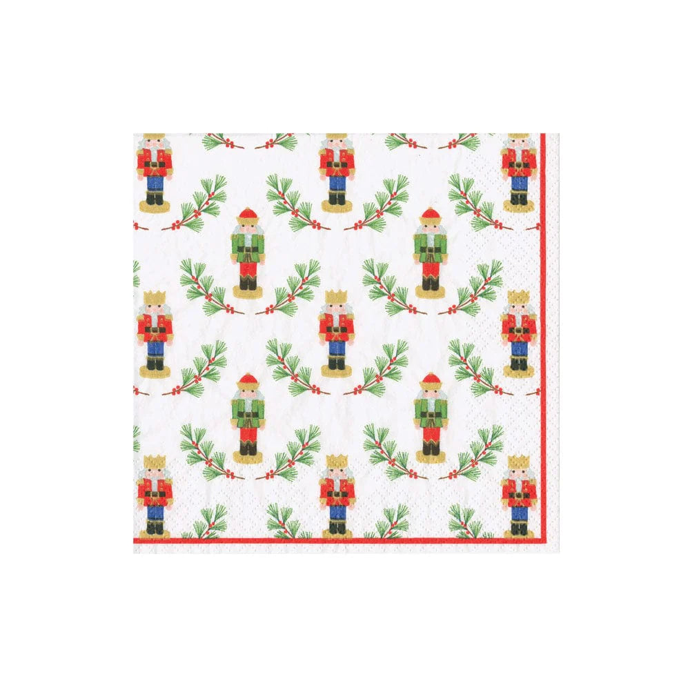 Little Nutcracker Boxed Cocktail Napkins, Set of 40